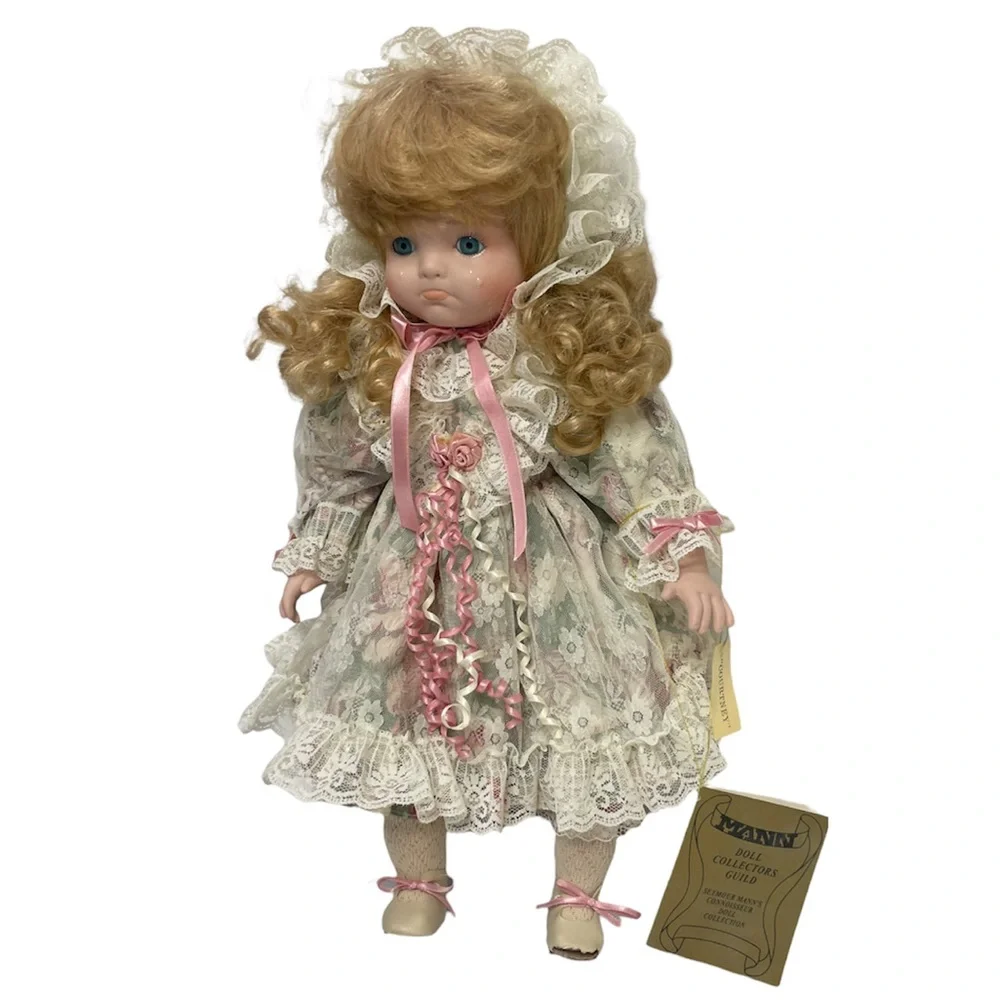 Vintage Victorian Doll Seymour Mann A Connoisseur Collection Crying Courtney